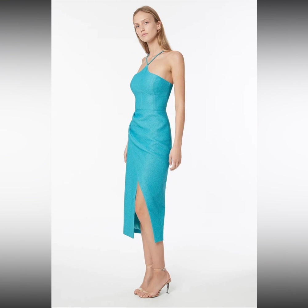 Manning Cartell Colour Pop Halter Midi Dress (Size 0)